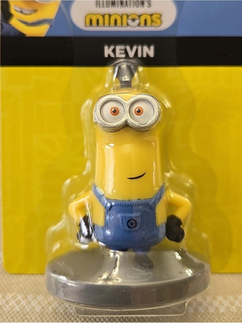 The Minions Kevin action figure measures 2 inches